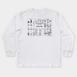 COCKTAIL chart Kids Long Sleeve T-Shirt